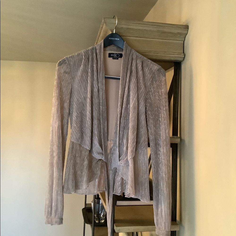 PatBO Lurex Wrap Top